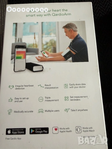 Апарат за кръвно Qardio Wireless Blood Presure, снимка 2 - Други - 53133225