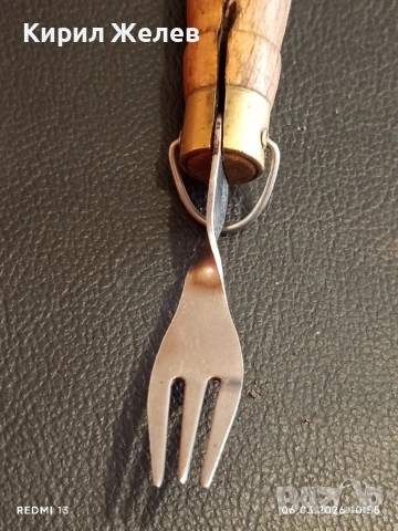 Джобен нож MAM PORTUGAL с дървена дъбова дръжка за КОЛЕКЦИЯ 40257, снимка 6 - Ножове - 53731953