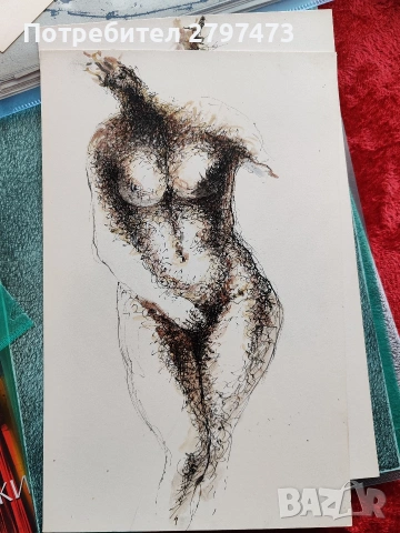 Авторски абстрактни графики, снимка 8 - Картини - 53404691