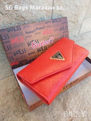 Guess дамска портмоне дамски портфейл код 203, снимка 4 - Портфейли, портмонета - 40063087
