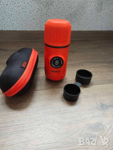 Кафемашина WACACO NANOPRESSO RED+CASE 80.00 ml, 18.00 bar, ЧЕРВЕН+ Твърд защитен калъф само за 70€