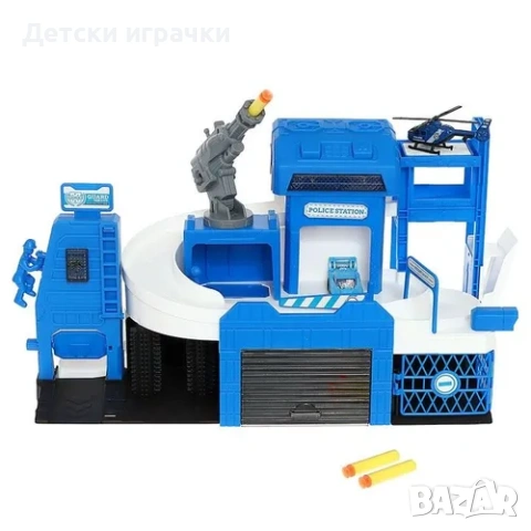 Паркинг Полицейска станция 50см с меки патрони, светлини , снимка 15 - Коли, камиони, мотори, писти - 53101725