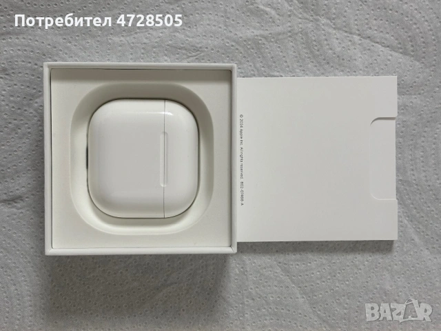 Apple Airpods 4 active noise cancelling, снимка 6 - Bluetooth слушалки - 53358112
