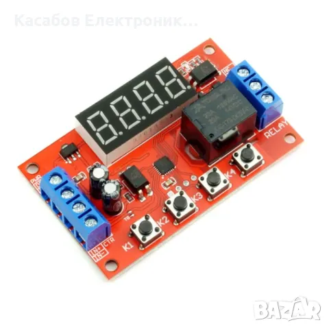 Реле за време с таймер за отложено включване, 32 режима, 12V, снимка 5 - Друга електроника - 47913682