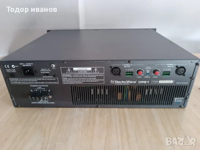 EV-cps1, снимка 6 - Ресийвъри, усилватели, смесителни пултове - 47337140