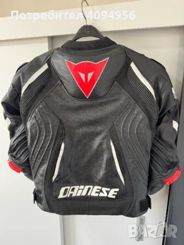 Кожено мото яке DAINESE размер 50, снимка 5 - Аксесоари и консумативи - 49448198