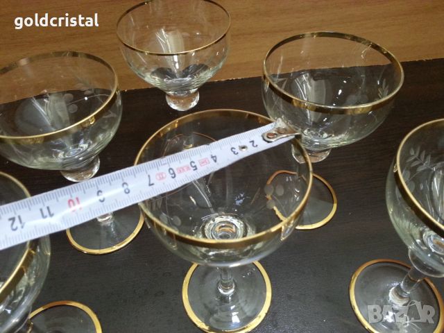 Ретро кристални чаши , снимка 5 - Антикварни и старинни предмети - 45906266