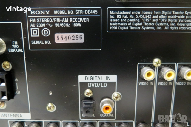 Sony STR-DE445_86, снимка 8 - Ресийвъри, усилватели, смесителни пултове - 52821916