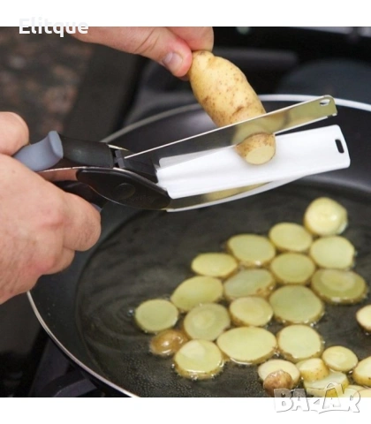 🔪 Ножица 2 в 1 за зеленчуци и месо Clever Cutter 🔪, снимка 13 - Други - 53272248