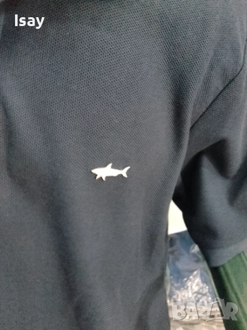 Мъжка тениска Паул Шарк в тъмно син цвят 2ХЛ последен размер , снимка 6 - Тениски - 52376958