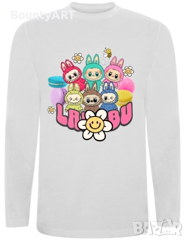 Блуза с дълъг ръкав Лабубу, снимка 2 - Детски тениски и потници - 50787489