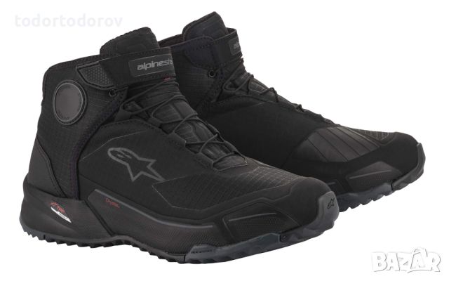 Мото боти обувки ALPINESTARS CR-X Drystar® BLACK/BLACK,номер 40,5 NEW, снимка 1 - Аксесоари и консумативи - 45670106