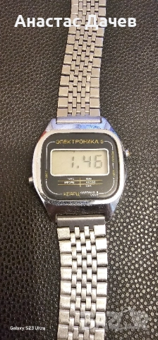 Винтидж часовник ЕЛЕКТРОНИКА5, снимка 3 - Мъжки - 52090299