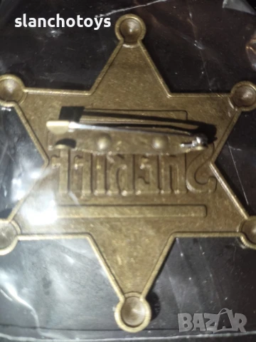 Масивна полицейска значка от бронз/Значка на Шериф, снимка 8 - Играчки за стая - 45108931