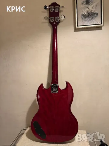 Epiphone EB-0 SG BASS Cherry, снимка 12 - Китари - 48511897