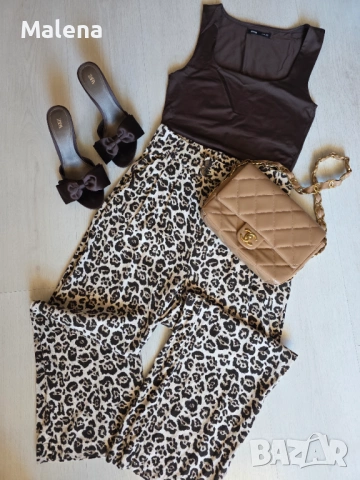 Панталон в леопардов принт