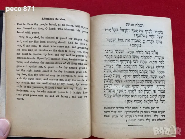 Молитви за празника Петдесетница немски и полски евреи 1900, снимка 7 - Други - 47539712