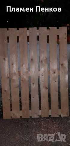 Дървени оградни пана , скари, дъски, летви, пано за ограда. Размер150см./113см., снимка 2 - Други - 47454028