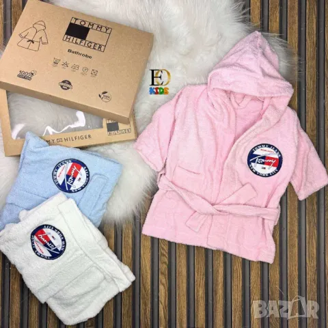 бебешки халати в кутия calvin klein burberry tommy hilfiger louis vuitton , снимка 7 - Други - 50422967