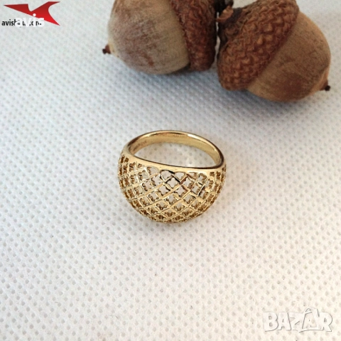 Пръстен с 14К златно покритие 224828