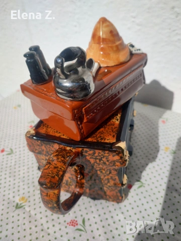 Разкошен винтидж чайник Африканско сафари , снимка 16 - Декорация за дома - 53807911