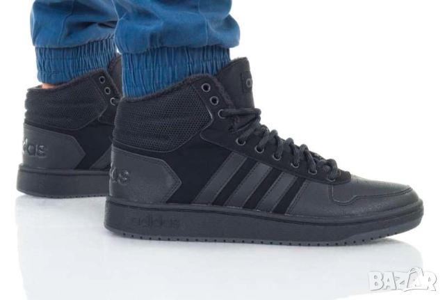 зимни маратонки Adidas Hoops 2.0 номер 45 1/3, снимка 2 - Маратонки - 52394745