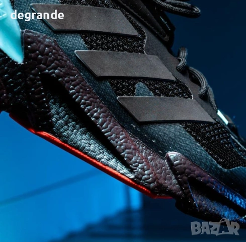 НАМАЛЕНИ Adidas X9000L4 Цвят- Черно и Синьо, снимка 2 - Маратонки - 53651428
