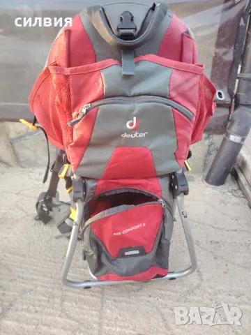 Deuter kid comfort 2 Раница/Самар за дете в много добро състояние, снимка 1 - Раници - 47337469