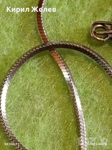 Елегантно сребърно колие с висулка тип келтски възел финно нежно 50992, снимка 4 - Колиета, медальони, синджири - 52902364