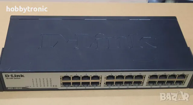 D-Link DES-1024D 10/100Mbit switch 24 port, снимка 1 - Суичове - 48079704