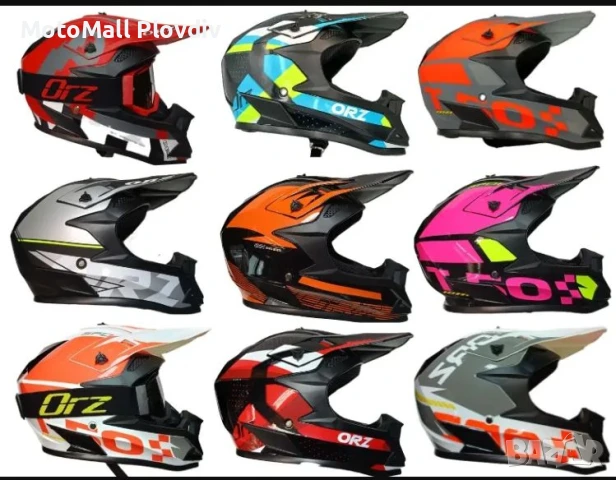 Мотокрос каска MOTOMALL различни разцветки, снимка 2 - Аксесоари и консумативи - 49683690
