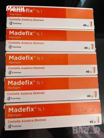 Madefix 1%  (мехлем), който се използва за лечение на рани и кожни раздразнения