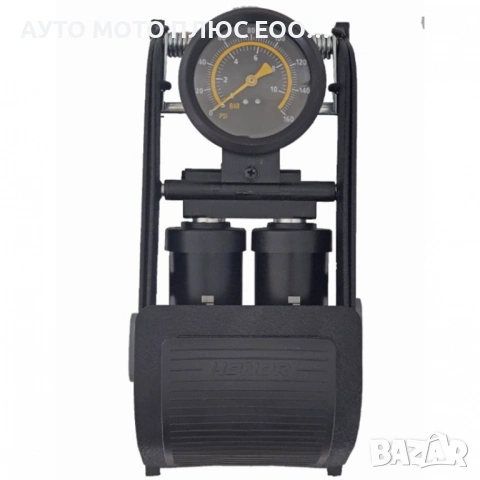 Крачна помпа с манометър - Двубутална., снимка 4 - Аксесоари и консумативи - 53934579