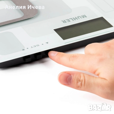 Електронна везна -анализатор Muhler до 180 кг, снимка 4 - Везни - 51598356