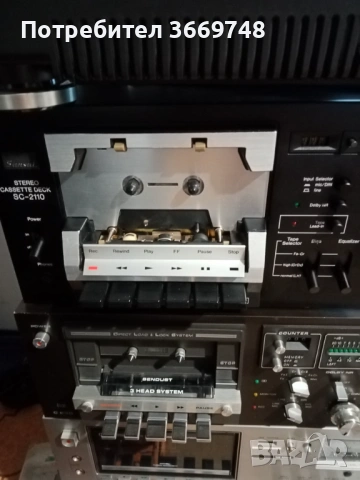 Продавам рядък и красив касетен дек SANSUI SC-2110, снимка 7 - Декове - 53336117