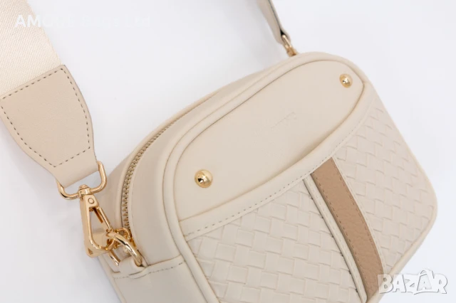 Ежедневна дамска чанта AMORE Elisa - Cream, снимка 5 - Чанти - 50657853
