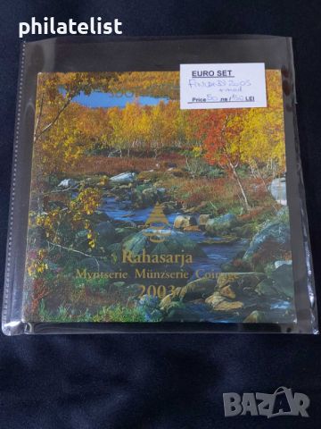 Финландия 2003 – Комплектен банков евро сет от 1 цент до 2 евро + възпоменателен медал, снимка 1 - Нумизматика и бонистика - 45556316