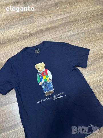 Оригинална мъжка тениска Polo Ralph Lauren Polo Bear Jersey T-Shirt , L/XL размер -SlimFIT, снимка 5 - Тениски - 53814932