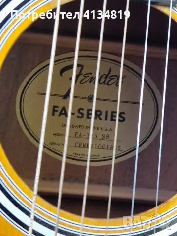 акустична китара fender FA-125 Dreadnought sunburst, снимка 2 - Китари - 47050006