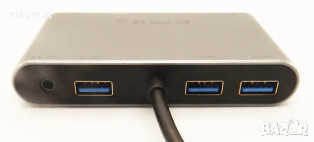 8 в 1 USB C хъб, алуминиев, 3xUSB 3.0, HDMI 4K, 1080P VGA, PD 87W, 1000 Mb LAN, 3.5 mm Audio, снимка 2 - Други - 46986594