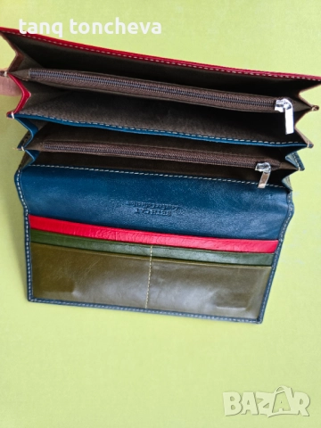 Портмоне в есенни цветове, снимка 4 - Портфейли, портмонета - 51467987