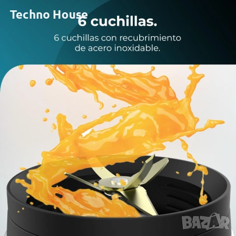 Блендер Cecotec Power Black Titanium 2000MAX Mix Go 04383, 2000W, Разбиване на лед, Стъклена купа, снимка 4 - Блендери - 54202883