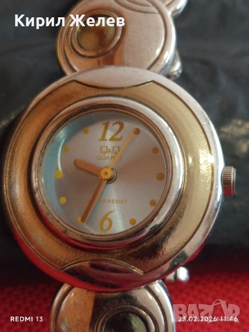 Марков дамски часовник Q/Q QUARTZ JAPAN много красив стилен дизайн 51698, снимка 2 - Дамски - 53590688