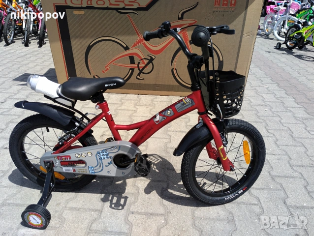 BYOX Детски велосипед 16" ROBO червен, снимка 2 - Велосипеди - 53759333