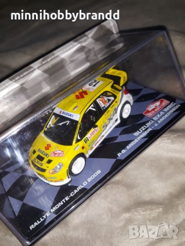 Nissan 240 RS Suzuki SX4 1.43 Eaglemoss  Rally  Monte-Carlo. , снимка 15 - Колекции - 46523429