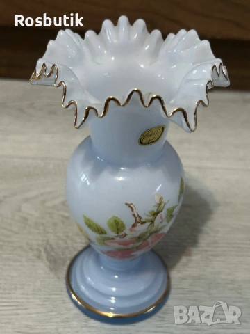 Кристална ваза Чехословакия , снимка 2 - Вази - 53353053