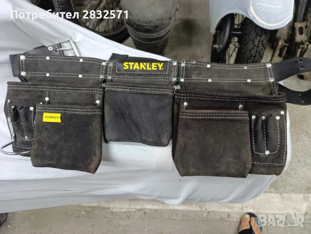 кожен колан за инструменти Stanley