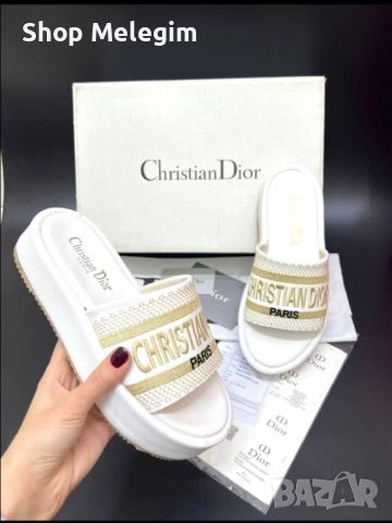 Christian Dior дамски чехли , снимка 1 - Чехли - 45802918