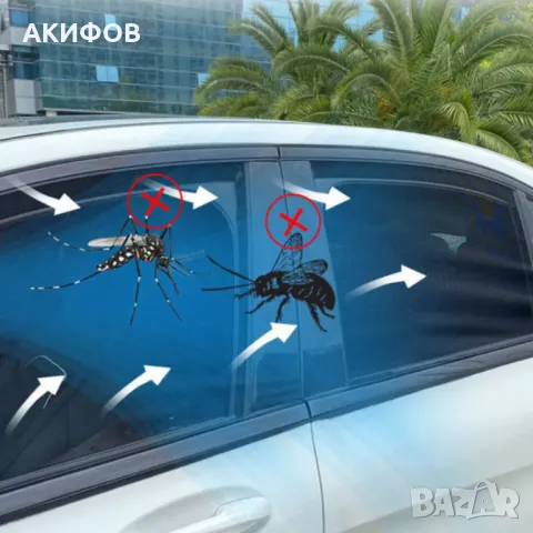 Сенници за странични, задни стъкла на автомобил - 2 броя универсални, снимка 3 - Аксесоари и консумативи - 50310714