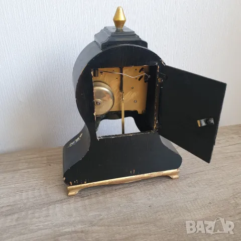 Механичен настолен швийцарски часовник ръчно рисуван, снимка 10 - Антикварни и старинни предмети - 49698195